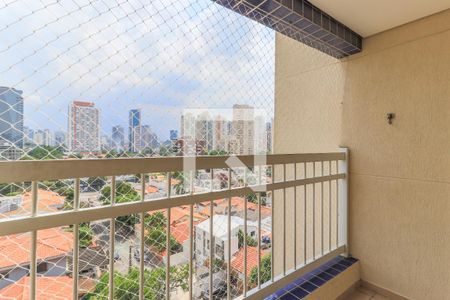Varanda da Sala de apartamento à venda com 2 quartos, 55m² em Cidade Monções, São Paulo
