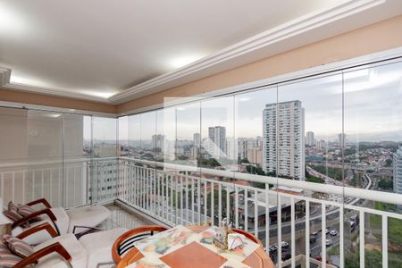 Varanda da Sala de apartamento à venda com 3 quartos, 123m² em Vila Congonhas, São Paulo