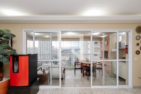 Varanda da Sala de apartamento à venda com 3 quartos, 123m² em Vila Congonhas, São Paulo