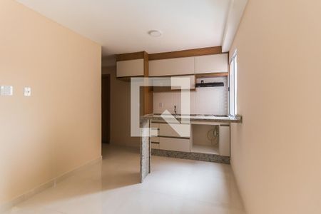 Sala/Cozinha de apartamento para alugar com 2 quartos, 54m² em Vila Perracini, Poá