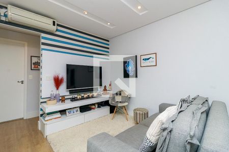 Sala de apartamento à venda com 2 quartos, 75m² em Campo Belo, São Paulo