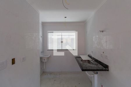 Sala e Cozinha Integrada  de apartamento para alugar com 2 quartos, 36m² em Cidade Líder, São Paulo