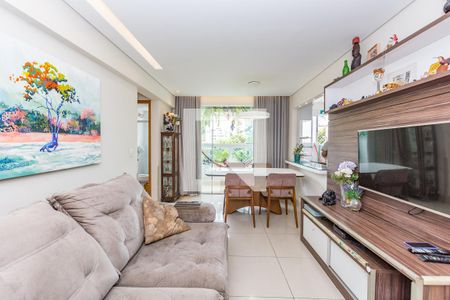 Sala de apartamento à venda com 2 quartos, 67m² em Buritis, Belo Horizonte