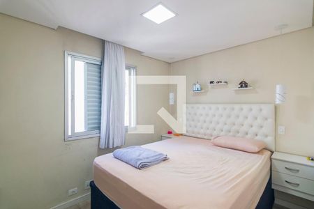 Quarto 1 Suite de apartamento para alugar com 3 quartos, 67m² em Vila Homero Thon, Santo André