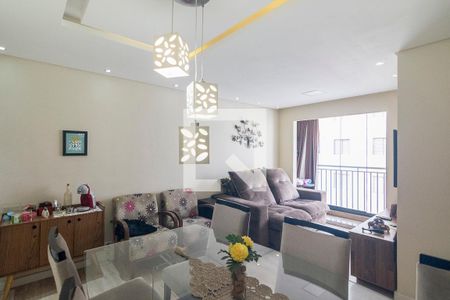 Sala de apartamento para alugar com 3 quartos, 67m² em Vila Homero Thon, Santo André