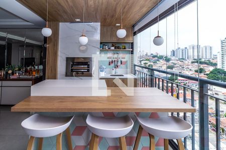 Varanda gourmet de apartamento à venda com 2 quartos, 78m² em Vila Prudente, São Paulo
