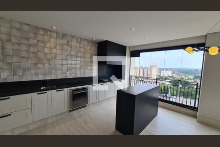 Varanda gourmet de apartamento à venda com 4 quartos, 296m² em Anhangabaú, Jundiaí