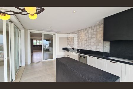 Varanda gourmet de apartamento à venda com 4 quartos, 296m² em Anhangabaú, Jundiaí