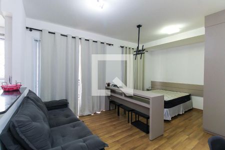 Sala/Quarto de apartamento para alugar com 1 quarto, 42m² em Vila Regente Feijó, São Paulo