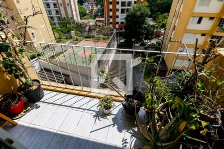 Varanda da Sala de apartamento à venda com 2 quartos, 52m² em Jardim Monte Kemel, São Paulo