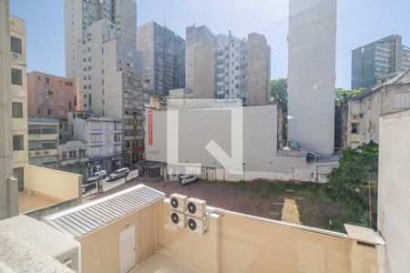 Sala - Vista de apartamento à venda com 1 quarto, 30m² em Centro Histórico, Porto Alegre