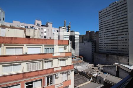 Vista da Sacada de apartamento à venda com 1 quarto, 30m² em Centro Histórico, Porto Alegre
