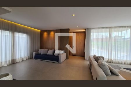 Sala de casa de condomínio à venda com 4 quartos, 460m² em Loteamento Brisas do Lago, Jundiaí