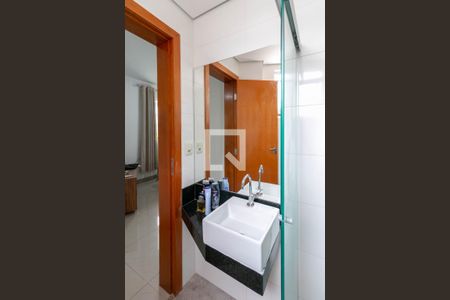 Banheiro da Suíte de apartamento à venda com 2 quartos, 95m² em Santa Monica, Belo Horizonte