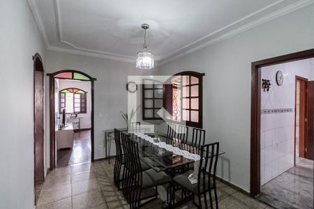 Sala de jantar de casa à venda com 4 quartos, 360m² em Santa Monica, Belo Horizonte