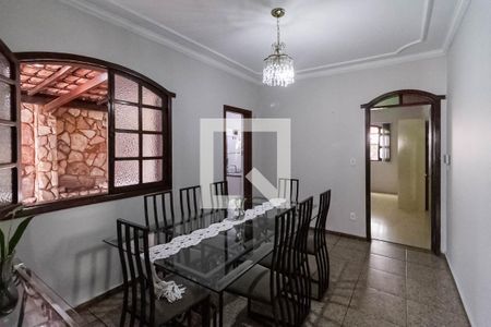Sala de jantar de casa à venda com 4 quartos, 360m² em Santa Monica, Belo Horizonte