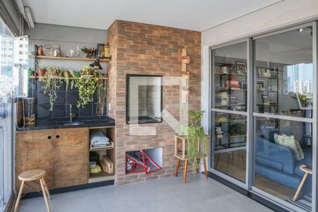 Varanda Gourmet de apartamento à venda com 2 quartos, 88m² em Barra Funda, São Paulo