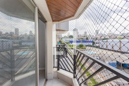 Varanda da Sala de apartamento para alugar com 3 quartos, 80m² em Vila Santo Estefano, São Paulo