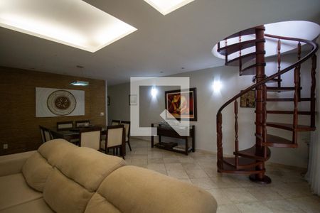 Sala de apartamento à venda com 4 quartos, 323m² em Recreio dos Bandeirantes, Rio de Janeiro