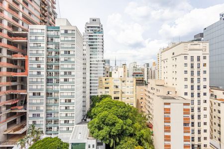 Vista da Varanda de apartamento à venda com 1 quarto, 65m² em Pinheiros, São Paulo