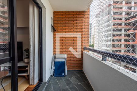 Varanda de apartamento à venda com 1 quarto, 65m² em Pinheiros, São Paulo
