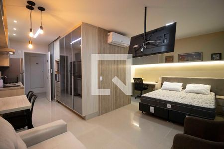 Quarto de apartamento para alugar com 1 quarto, 37m² em Jardim Goiás, Goiânia