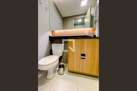 Banheiro de kitnet/studio à venda com 1 quarto, 25m² em Sé, São Paulo