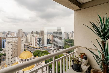 Sacada de apartamento à venda com 1 quarto, 55m² em Paraíso, São Paulo