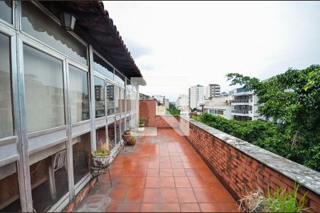 Varanda da Sala de apartamento à venda com 4 quartos, 200m² em Tijuca, Rio de Janeiro