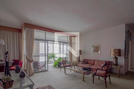 Sala de apartamento para alugar com 5 quartos, 335m² em Santa Cecília, São Paulo