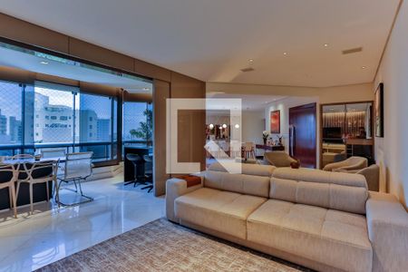 Sala de apartamento à venda com 4 quartos, 274m² em Carmo, Belo Horizonte