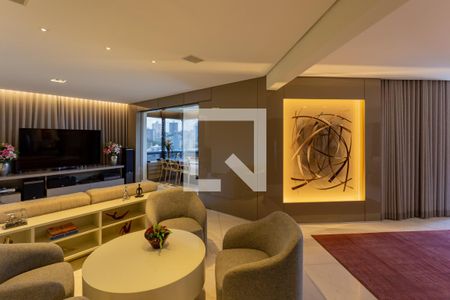 Sala de apartamento à venda com 4 quartos, 274m² em Carmo, Belo Horizonte