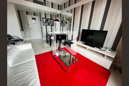 Sala de apartamento para alugar com 1 quarto, 52m² em Carandiru, São Paulo