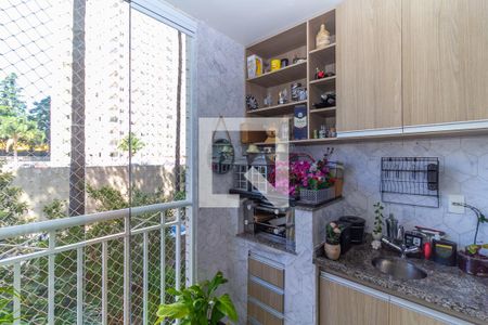 Sacada de apartamento à venda com 3 quartos, 80m² em Vila Paulo Silas, São Paulo