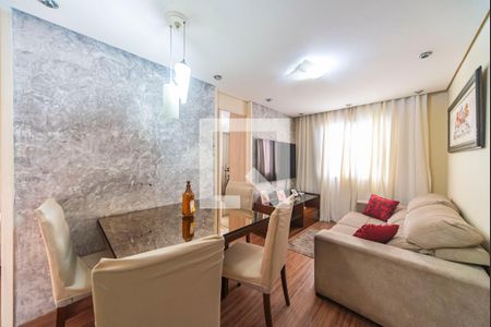 Sala de apartamento à venda com 3 quartos, 60m² em Vila Lutécia, Santo André