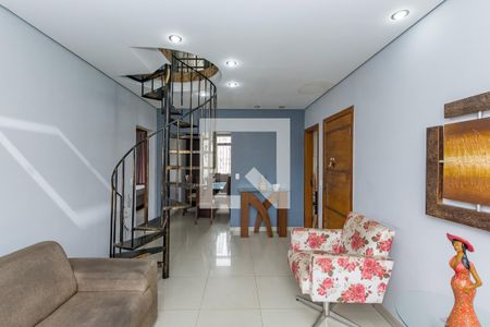 Sala 1 de apartamento à venda com 3 quartos, 150m² em Conjunto California, Belo Horizonte