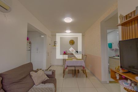 Sala de apartamento à venda com 3 quartos, 70m² em Marechal Rondon, Canoas