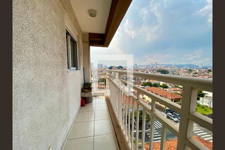 Varanda da Sala de apartamento à venda com 2 quartos, 62m² em Vila Gustavo, São Paulo
