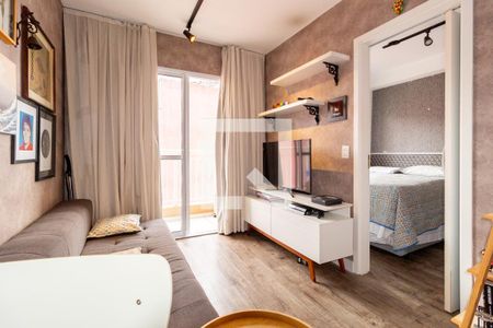 Sala de apartamento à venda com 1 quarto, 33m² em Brás, São Paulo