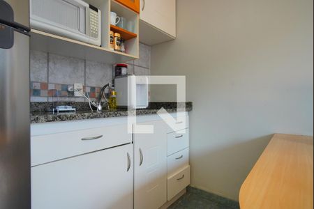 Cozinha de apartamento à venda com 1 quarto, 38m² em Rio Branco, Porto Alegre