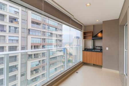 Varanda Gourmet de apartamento à venda com 2 quartos, 69m² em Jardim das Acácias, São Paulo