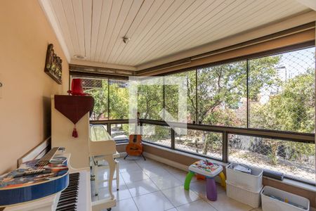 Varanda da Sala de apartamento à venda com 4 quartos, 191m² em Mont’serrat, Porto Alegre