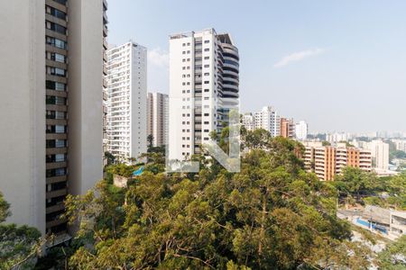 Vista da Varanda da Sala de apartamento para alugar com 1 quarto, 50m² em Vila Andrade, São Paulo