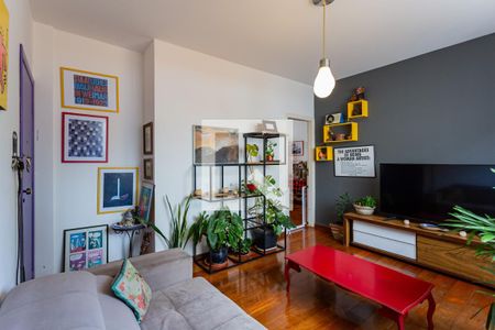 Sala de apartamento à venda com 3 quartos, 90m² em Serra, Belo Horizonte