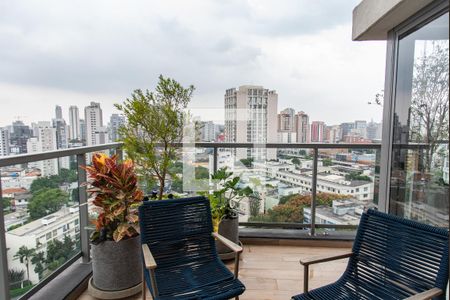 Varanda da sala de apartamento para alugar com 2 quartos, 105m² em Vila Mariana, São Paulo