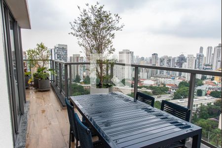 Varanda da sala de apartamento para alugar com 2 quartos, 108m² em Vila Mariana, São Paulo