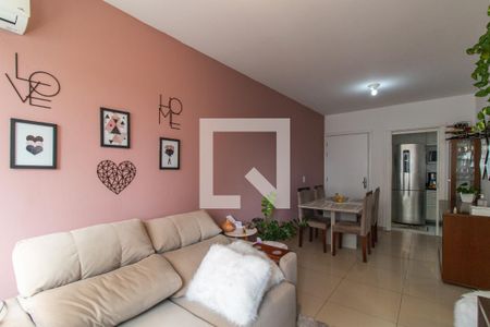 Sala de apartamento à venda com 2 quartos, 52m² em Vila São José, Porto Alegre