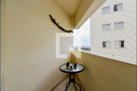 Varanda da Sala de apartamento à venda com 2 quartos, 60m² em Vila Galvão, Guarulhos