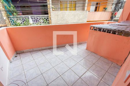 Varanda do quarto de casa à venda com 1 quarto, 234m² em Piraporinha, Diadema