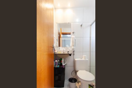 Banheiro da Suíte de apartamento à venda com 2 quartos, 58m² em São Sebastião, Belo Horizonte